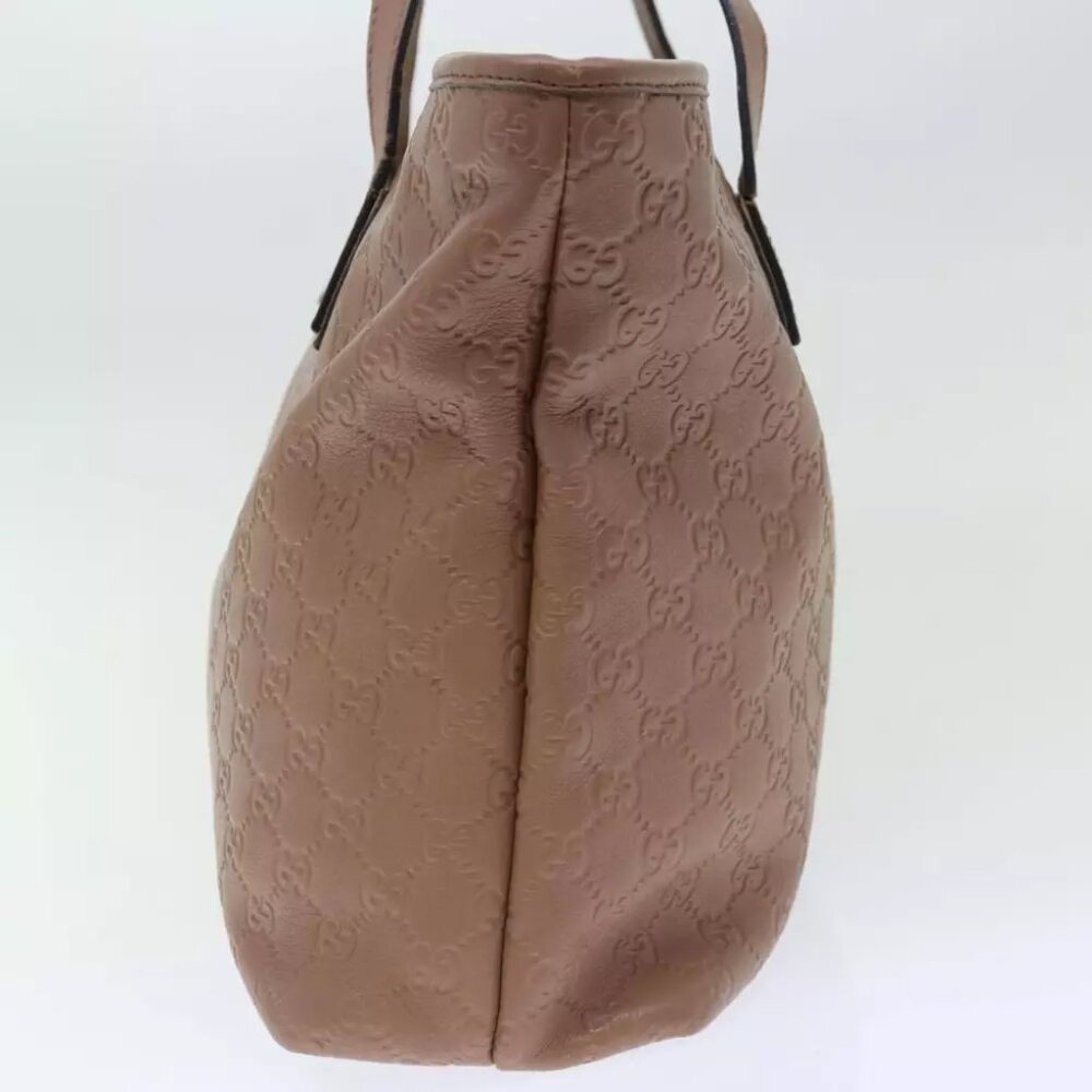 GUCCI GG Canvas Guccissima Shoulder Bag Pink - Picture 7 of 8